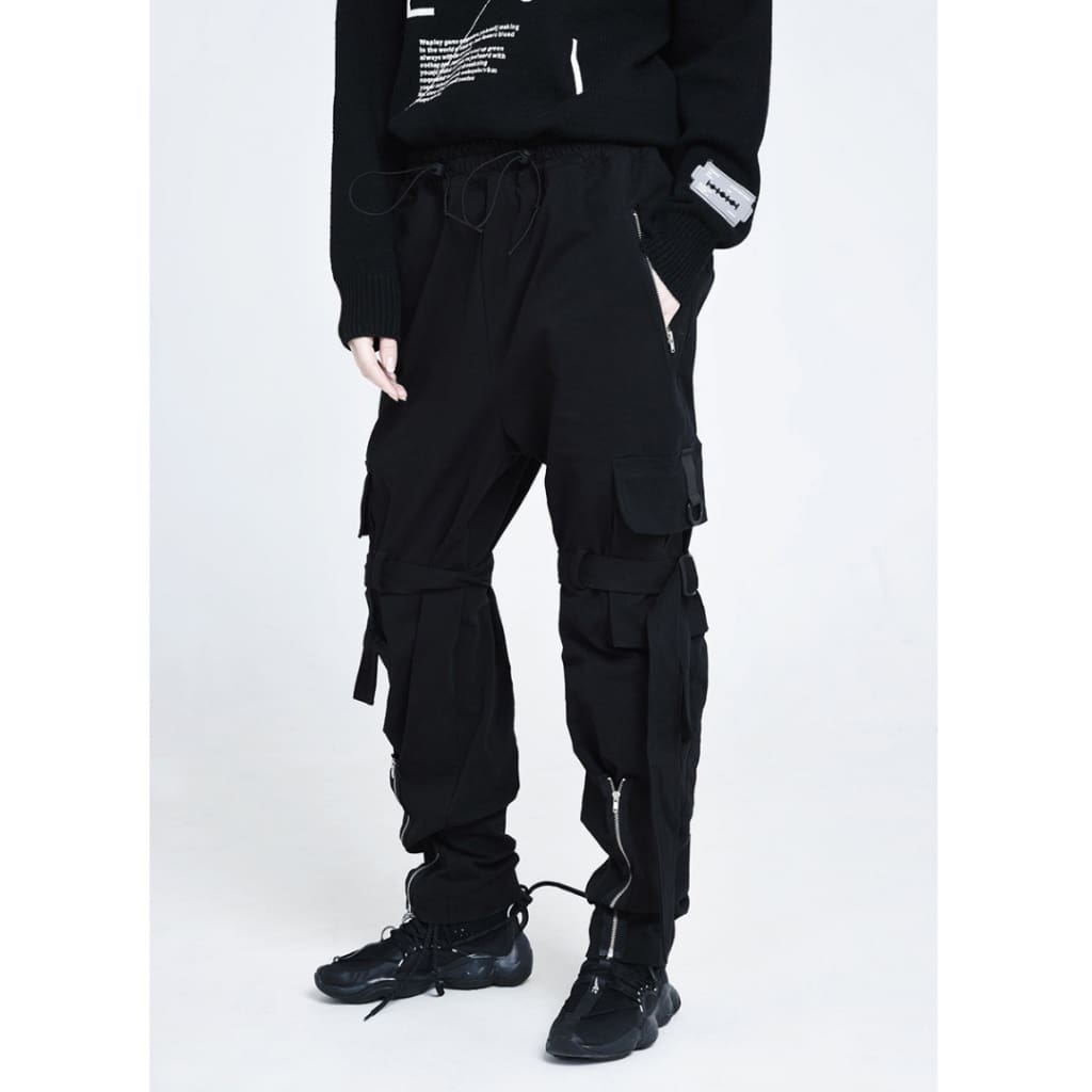 Zipper Cargo Pants